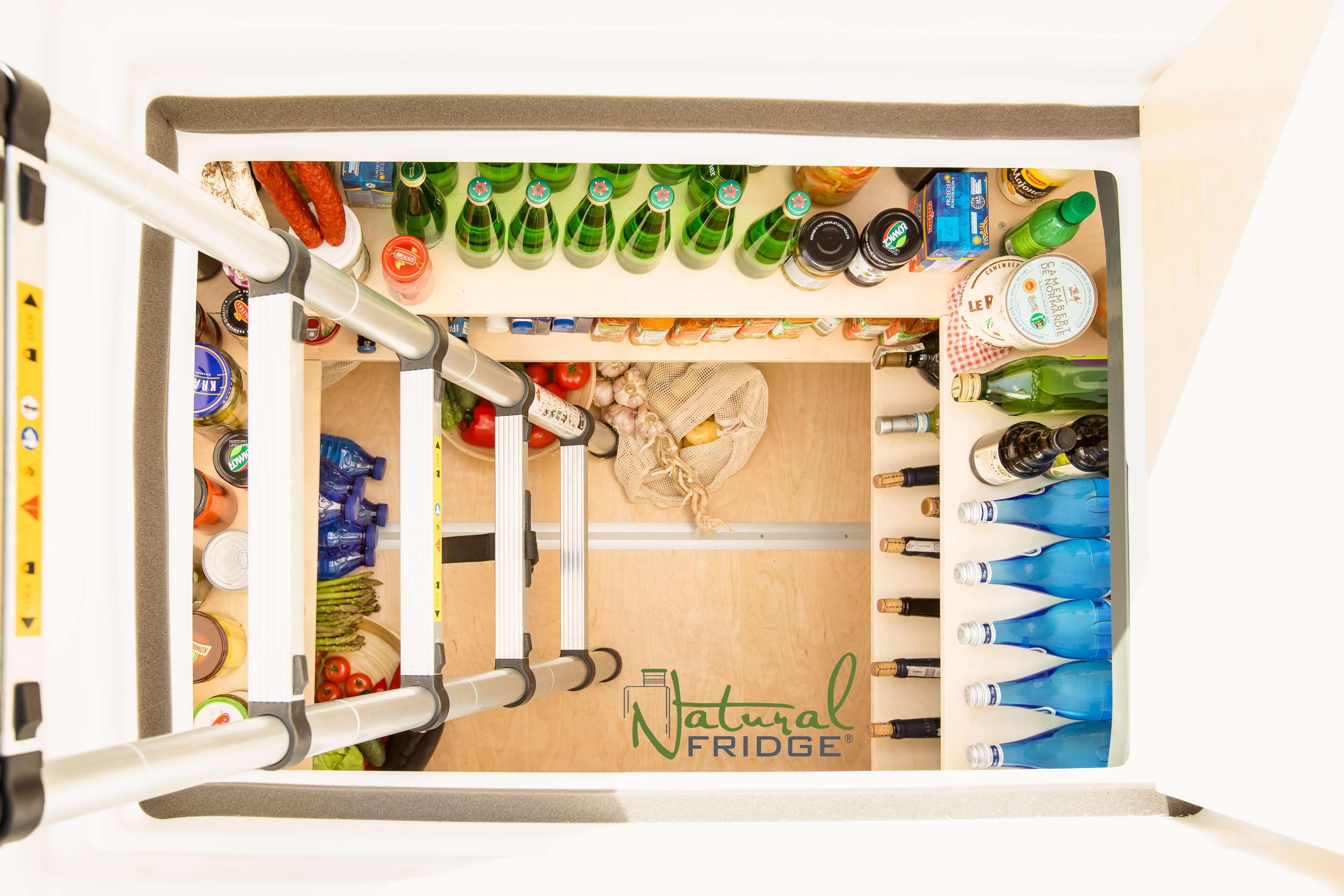 Piwniczki przydomowe Natural FRIDGE ® 1,2 m x 1,6 m z plastik - plastikowa piwnica z Polski 2022 Wyprodukowany z polietylenu, odpowiedniego do kontaktu z żywnością. Korpus został wyprodukowany jako jedną  Piwniczka 120x160 Natural Fridge  9 980  zł
