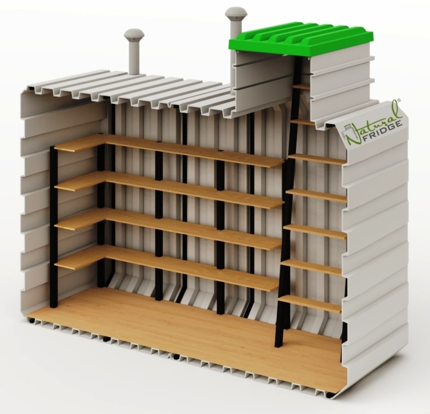 gotowe ziemianki ogrodowe cena – 4 rzędy półek   – Wymiary 200x330 cm  – Wysokość 265 cm   – Objętość 12,1 m³  – Waga 1250 kg    – Wymiary wejścia 70х100 cm  – Szerokość półek 18-35 cm  – Powierzchnia półek  Piwnica 200x330 Natural Fridge  45 980  zł