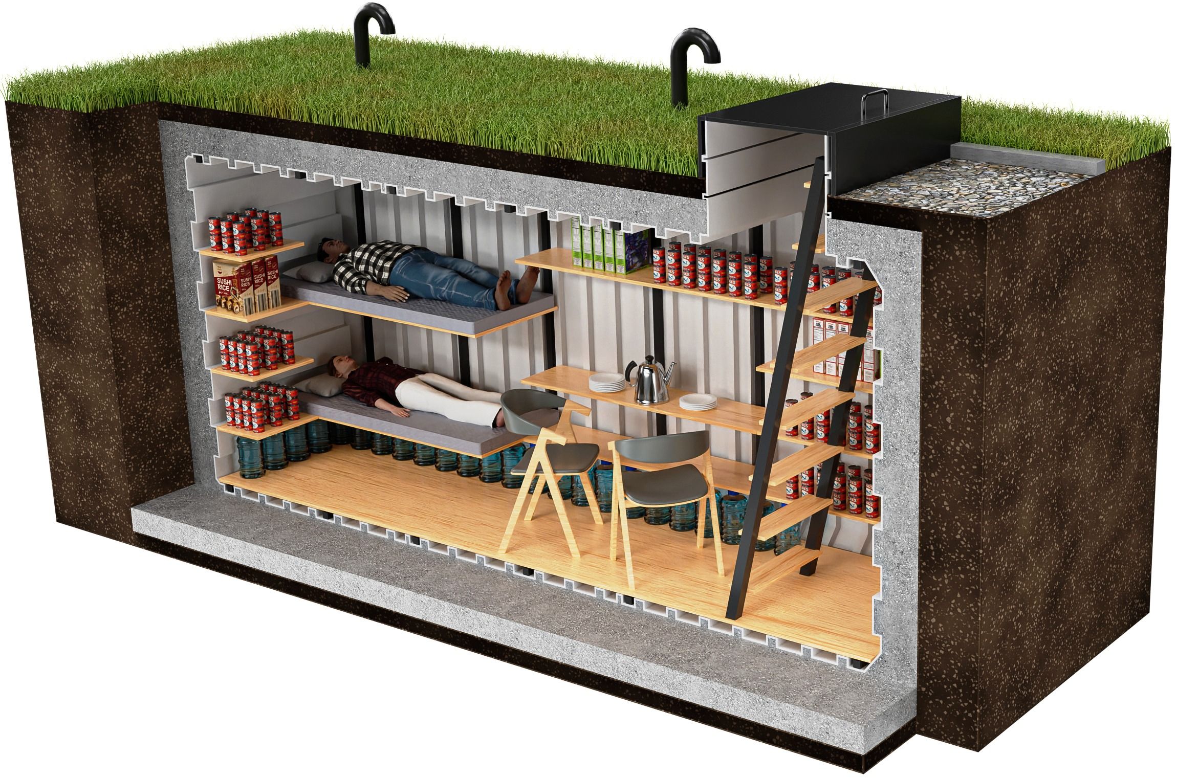 Schronienie, azyl  Schron 480 Natural Fridge  98 900  zł