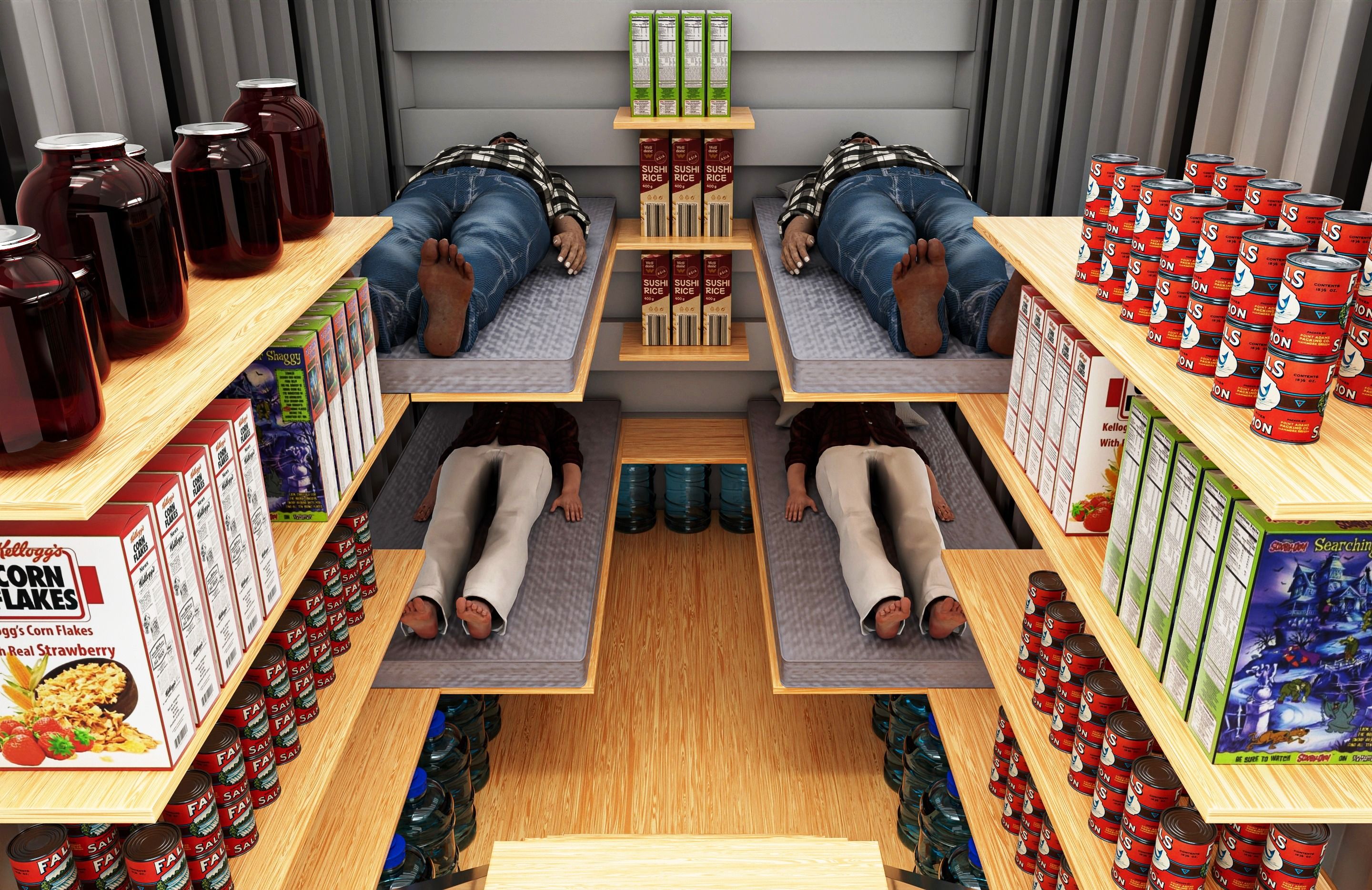 Schron – Twoje bezpieczne miejsce w niepewnych czasach  Schron – Twoje bezpieczne miejsce w niepewnych czasach Natural Fridge -